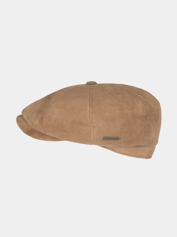 Eyad - Wildleder-Flachmütze - Beige