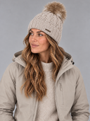 Sade No Wind - Bonnet avec bandeau coupe-vent - Beige