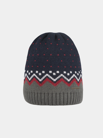 Badoe No Wind - Beanie with windproof headband - Navy