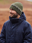 Badoe No Wind - Beanie with windproof headband - Green