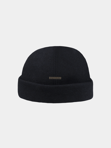 Docker - Chapeau docker en laine - Zwart