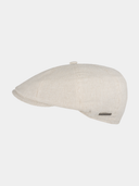 Elias - Striped flat cap - Beige