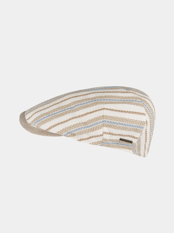Camil - Casquette plate en coton - Beige