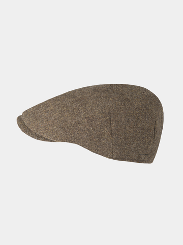 Cid - Casquette plate en laine - Marron
