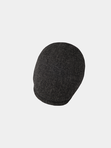 Cid - Casquette plate en laine - Anthracite
