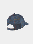 Devonte - Baseballkappe aus Harris Tweed - Blau