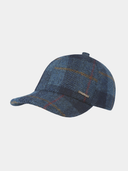 Devonte - Baseballkappe aus Harris Tweed - Blau