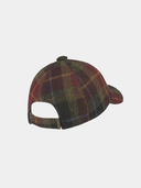 Devonte - Gorra de béisbol Harris Tweed - Bordeaux rood