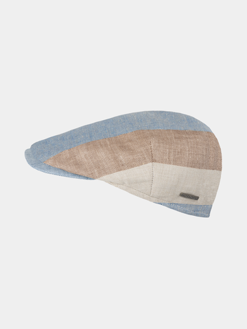 Emilio - Leinen Flatcap - Ziegelstein
