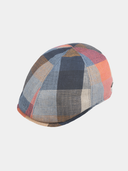 Emir - Linen flat cap - Blue