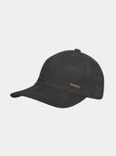 Eskil - Baseballkappe aus Leder - Schwarz