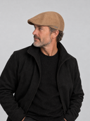 Erkan - Suède flatcap - Beige