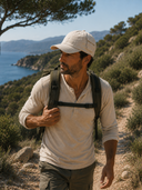 Evan Utility - Gorra de béisbol con patrón ribstop - Beige