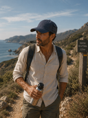 Evan Utility – Baseballkappe mit Ribstop-Muster - Navy