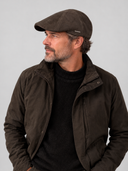 Erkan - Suède flatcap - Brown
