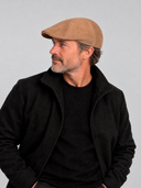 Erkan - Suède flatcap - Beige