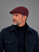 Conor - Polyester flat cap - Bordeaux